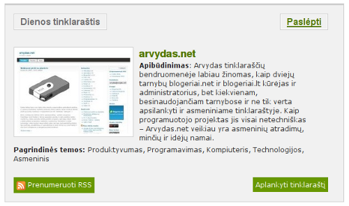 Dienos tinklaraštis